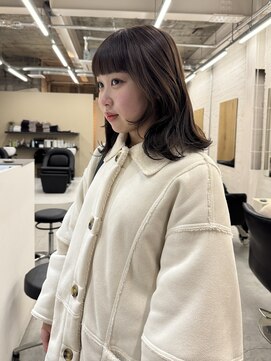 ツキヘア(TUKI hair) ショコラベージュ/顔まわりカット