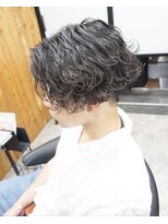 ヘアテリア リュウ 大塚(hair teria ryu) メンズカット/メンズパーマ/波巻きアップバング/波巻きパーマ