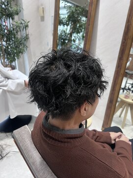 アドア 横浜(ADORE) 【ADORE横浜】メンズカット×スパイラルパーマ