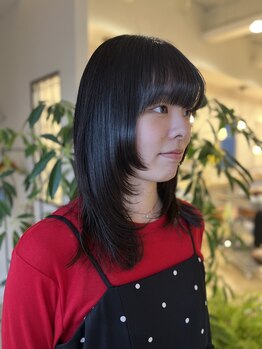 リグ ヘアアンドデザイン(LiG hair&design)の写真/計算されたレイヤーで、史上最高の小顔＆エアリー感を引き出します