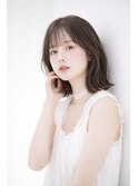髪質改善 透明感カラー レイヤーカット ボブ