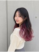 グラデーション　ピンクバイオレッド　【TELA HAIR南流山店】