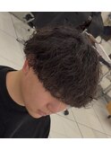 波巻きパーマ