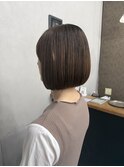 大人ボブ/丸みボブ/小顔カット/似合わせカット/３０代/４０代