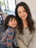 【親子割♪】【ペアカット】一緒にキレイに♪カット+カラー&キッズカット