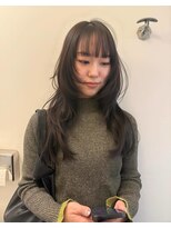 ユー セント(yew scent)&nbsp;【栄】顔まわりレイヤー×ダークグレージュ