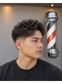 フェード×カーリーショート