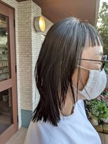 ヘアメイクボッカ(hair make Bokka)&nbsp;オン眉×レイヤーミディアム