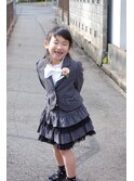簡単ハーフアップでちょっとおしゃれに
