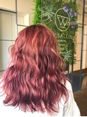 【W_SALON 河原町】ピンク/ボルドー