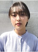【mee.】 スリークボブ厚めバングローライト
