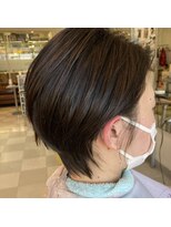 ベストヘアー 上本郷店 レザーとシザーで作るレイヤーショート