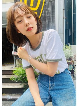 レニーバイエース(LANY by ACE) 【LANY横浜】あごラインボブ×イノアカラー