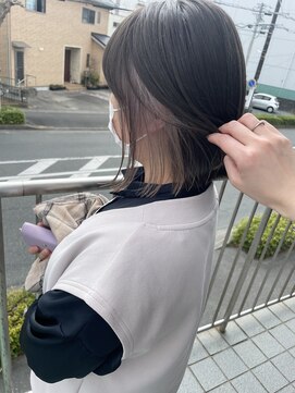 シエンゴールド(CIEN gold) ホワイトラベンダーのインナーカラー☆/ニュアンスカラー