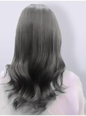 艶感♪髪質改善カラー大人可愛いミルクティーベージュハイライト