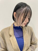 トルネード(TORNADO) インナーカラー ボブ 前髪インナーカラー イヤリングカラーt1212