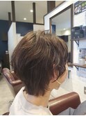 マッシュショートのボディパーマ♪