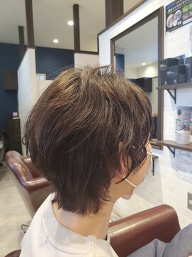 スリービープラス(3beplus) マッシュショートのボディパーマ♪