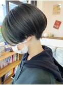 《20代30代40代おすすめ》 カラーがアクセントなショート