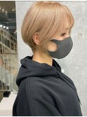 ショートボブ/ダブルカラー/髪質改善/学割U24[下北沢/下北沢駅]