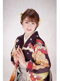 卒業式パック(袴着付+セット+メイク)♪