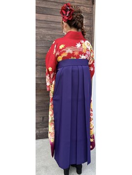 クブヘアー(kubu hair) 《Kubu hair》袴着付け