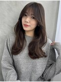 ダークアッシュ×外ハネリバース巻き