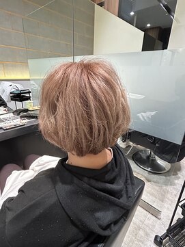 アヴァンス アリオ鳳店(AVANCE) ピンクベージュ×ボブ