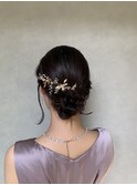 【タイト綺麗めヘアセット】