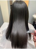 ツヤ髪ストレート