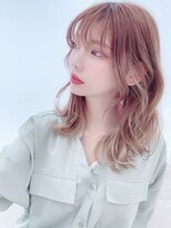 ギーク(Geek) 【Geek春日井】ミルクティーベージュ ミディアム《担当 REO》