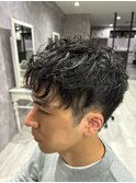 【20代～40代向け】◎束間ツーブロックパーマ◎