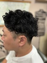 カムデンタウン(Camden Town) 6:4分けハードパーマスタイル,20代,30代,40代,50代