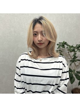 スターク(stark) 顔まわりレイヤー/レイヤー/透け感カット/色っぽレイヤー