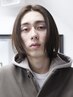 メンズカット＋全体縮毛矯正＋眉毛カット＋トリートメント￥18000