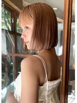 トリコ 柏(tricot)&nbsp;ショートボブ/切りっぱなしボブ/似合わせボブ/透明感カラー