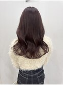大人可愛いブリーチなし透明感カラーピンクブラウン春カラー艶髪