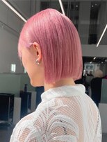 ニトバイアンキシム(nit by ahnkism)&nbsp;韓国ヘアボブブリーチダブルカラー堀江