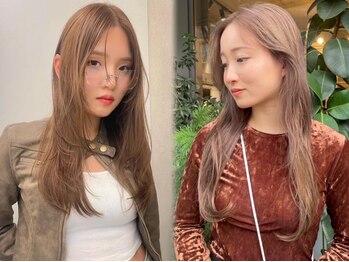 ゼストカロン(ZEST Kalon)の写真/大人女性にも人気のインナーカラー、ハイライト☆お顔周りのポイントカラーで華やかさをプラス！[吉祥寺]