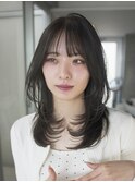 池袋美容室HOLON【ミディアムレイヤー/ハッシュカット】