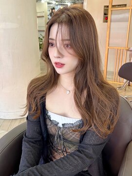 アリスバイアフロート 自由が丘(ALICe by AFLOAT) 〇韓国ヘア ブリーチなし 透明感カラー ミルクティーベージュ