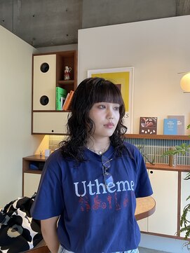 ニト ステップ(nito step) perm × wide bang