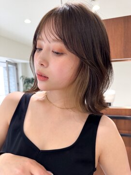 ジルブラン 土浦(JIL BLAN) ハイライトバレイヤージュダブルカラーケアブリーチ20代30代