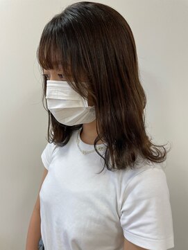 ケンジ 平塚ラスカ店(KENJE) ミディアムヘア/暗めカラー/グランマッシュ/平塚