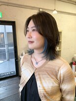 ヘアワークオーパス 吉祥寺(HAIR WORK OPUS) ブルーインナー×レイヤーカット