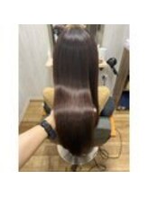 ★ポイント5★シアバターで毛先まで潤いとツヤを導いていきます♪埼玉/上福岡/髪質改善