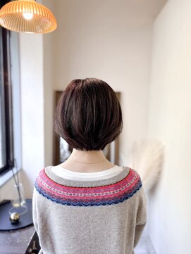 大人ショートボブ