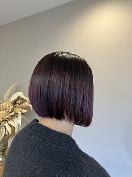 チェリーピンク・似合わせカット