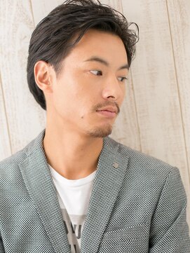 30代40代かき上げ大人かっこいいフェザーマッシュZ南越谷
