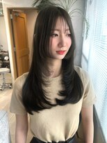 バランス 新宿(balance)&nbsp;レイヤーカット/ワンホンレイヤー/顔周りレイヤー/小松光司　4
